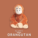 팹독 플루피 오랑우탄 소리나는 반려견 장난감 : 캠핑독