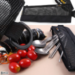 캠핑용 캠핑 수저통 파우치 가방 커틀러리 수저케이스  조리도구가방 수저집 : 홈버프 핫딜