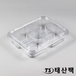 TY 24195-4칸 반찬 샐러드 용기(PET) : 태산팩