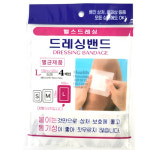 멸균 드레싱밴드 L 4매입 의료용 대형 반창고 상처보호 거즈 화상 특대형 큰상처 : 금호메디칼