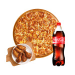 [비스트로피자] 페퍼로니피자(오리지널)M+윙봉6조각+콜라 1.25L : 슈퍼콘
