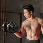 멜킨 무게조절 덤벨 프레스 40kg 17단계 조립식 아령 근력운동 거치대 세트 : 멜킨스포츠