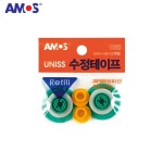 아모스 유니스 수정테이프 리필 : 신형상사