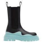 22FW 보테가베네타 블랙 페일 블루 타이어 부츠 630297 VBS50 1334 : Le Mare