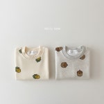 데일리베베 유아 아동 어린이집 등원룩 가을 긴팔 도토리옥수수 맨투맨 키즈 티셔츠 : 베베업