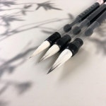 충전식 서예붓 양털 1P 사이즈선택 부드러운 초보자 연습용 모필 붓글씨 캘리그라피 동양화 사군자 채색 바림붓 수채화 한글 한문 수업 먹물 필기... 