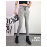 더블 여성 스판 밴딩 배기 바지 : 봉숙이