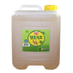 오뚜기 양조 식초 (대) 15L 현미 사과 대용량 발효 효능 : 쿡앤리빙