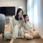어린이잠옷 초등여아 유아 파자마 맘커플 플라워프릴 홈웨어 : 슈가앤제이