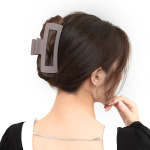 수스다 파스텔통통 사각집게핀 빅사이즈 올림머리 헤어집게핀 : 수스다