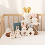 오가닉 아기 토끼 토토 신생아 덧신 신발 만들기 임산부 태교 바느질 아기용품 DIY : 뽀야베이비