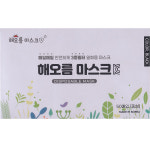 해오름 마스크 덴탈 중형 블랙 검정 50매입 (고학년-얼굴작은성인) : 우리아이사랑