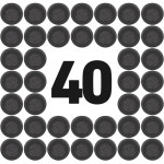 범용 지름 10cm 헤드셋 헤드폰 이어패드 스펀지 쿠션 커버 교체 수리용 (40개팩-20개 교체) 녹스 앱코 콕스 다얼유 PC방 추천 : 포텐쇼핑