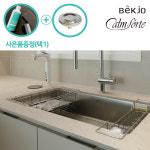 백조사각싱크볼 깜뽀르테860 씽크볼 깜뽀르떼 주방싱크대 싱크볼교체 : 키친엔빌트인