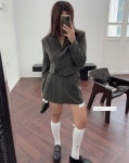 뮤주름미니스커트 스몰한장 세일 뮤뮤스커트 주름 미니스커트 속바지 가을신상 : 여왕의 옷장