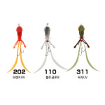 오너 컬티바 지깅 스커트훅 리얼스퀴드 참돔 타이라바 CU-740 8호 오렌지UV : 광명낚시왕