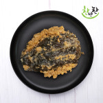 된장콩잎 장아찌 국산 콩잎 단풍 양념 콩이파리 무침 경상도 반찬 300g : 찬반찬