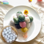 추석 오색 꽃 송편 맛있는 냉동 송편 깨송편 콩송편 만들기 선물 세트 택배 : 디원리빙