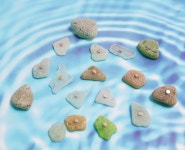 바다유리 자석 씨글라스 업사이클링 환경수업 : 맘스뱃지