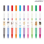자바펜 멍이볼펜 0.5mm 슬림볼펜 유성볼펜 : 문구마스터