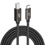 C타입 프린터 케이블 USB C to B 미디 케이블 1.8m MBF-CB018 : 엠비에프