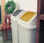 창신리빙 사각 국민휴지통 그레이 35L 가정용 분리수거함 대형 휴지통 : 더주니몰