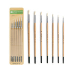 화홍 804R 유화붓 (환붓) 천연모 7본조 유화 아크릴화 겸용 입문 회화 붓세트 : 제이제이오피스