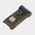 뷰라움 해리스 트위드 하운드투스 그린트위드 1구 파우치 안경파우치 안경보관함 안경케이스 Harris tweed eyewear storage : 뷰라움