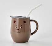 [모던하우스] 마이포레스트 빨대보온컵 255ML(뚜껑포함) 곰 KI0522013 : NC백화점 순천점