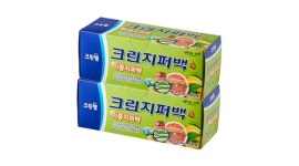이중 지퍼백 18cm x 20cm(소) 50매 1+1 : 크린랩 공식몰