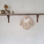 [프롬제이] 데이지꽃슈트 2color 가을 신생아 베이비 유아 백일 6개월아기옷 돌아기옷 : 또이또이네