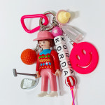 플레이모빌 퍼터로 별그려봤어 보스톤백키링 보스턴백키링 골프백키링 캐디백키링 이니셜키링 : 몽키링