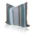 [ 까사비앙카 쿠션 ] 벨기에 시즌마감 102 Cotton Blue Big-stripe (Microfiber 솜포함) : 까사비앙카 연희정