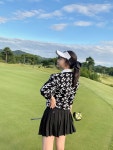 골프 스커트 패치 주름 치마 필드룩 여성골프웨어 : 제이엔골프