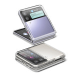 갤럭시 삼성 제트플립4 퍼펙트 TPU  슬림 핏 클리어 PC 투명 풀커버 범퍼 케이스 : 디지토