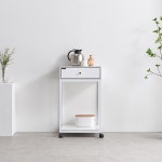 인테리어 사이드 선반 테이블 원목 수납함 원룸 좁은 집 침실 공간 틈새 슬림 작은 폭 전면 모듈 낮은 미니 우드 화이트 오크 블랙 오픈 서랍... 