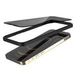 프라이버시 사생활 액정보호 풀커버 강화유리 필름 아이폰14 프로 맥스, 2매입 : 모란카노