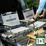 1+1 빈슨메시프 베이직 로우 체어 캠핑 커플 의자 경량 휴대용 폴딩 백패킹 낚시 의자 : 메사캠프