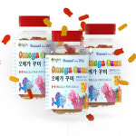 아동 오메가3젤리 키즈 두뇌 성장기 영양제 90구미3통 섭취량 건강한 미니 시니어 혈관에좋은 식품 직장인 : 영봄