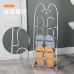 신발 장 정리대 실내화 현관 입구 거치대 철제 슬리퍼 랙 욕실 거실 문 뒤 바닥 다층 건 : 포항요트