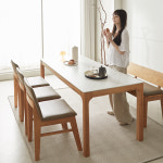 [무료배송] 마티니 고무나무 원목 장의자 3인용 벤치의자 : 까르엠가구