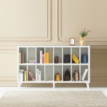 책꽂이 선반 장식장 나무 수납함 원룸 아이방 좁은 집 사무실 서류 정리 공간 가로 낮은 틈새 원목 오크 화이트 그레이 와이드 전면 우드 2단... 