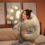 부드러운 긴 발 베개 바디필로우 동물 쿠션 봉제 대형 인형 롱쿠션 애착인형 안고자는인형 : 세화스토어