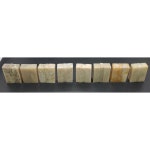 한정판 오리지날 파림석 몽고석 세트 1.3cm 수제도장 전각 도장 서예 : 혜풍당