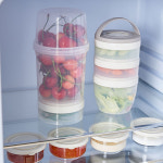 이지앤프리 직장인 다이어트 샐러드 소분용기 소식좌 간편식 휴대용 도시락 죽보관 소분용기 3P 세트 1+1 : 이지앤프리몰