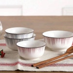 예작마루 도자기 공대4p 그릇세트 밥그릇 대접 : 플러스원