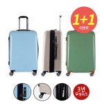 1+1 화물용 여행용 캐리어 24인치 트렁크 신혼 여행 출장 비행기 수화물 하드 케리어 : 닥터미네랄