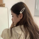 진주 옆 집게핀 / 진주 헤어핀 : 프롬위즈덤