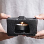 [다도 티워머] 예향원 레트로 세라믹 조도 도자기 흑도 워머 2종 E-9498 : 예향원