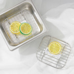 스텐 밧드망 튀김망 돈까스망 드레인 일자1/6 : 주방짱